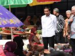 Jokowi-Resmikan Pasar Rakyat