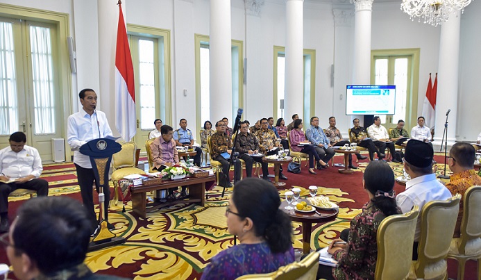 Jokowi-Menteri ESDM-Bogor