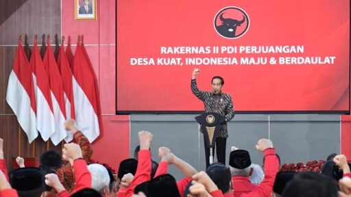 Presiden Jokowi-Rakernas PDIP